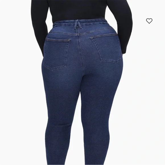 NEW Good American Good Legs LONG Inseam Jeans Skinny Dark Wash Plus Size 30 - Picture 15 of 16